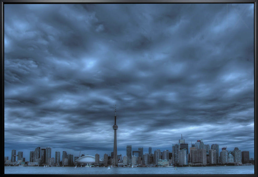Wall art Toronto bleu