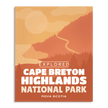 Cape Breton Highlands National Park 'Explored' Poster, Canada Parks