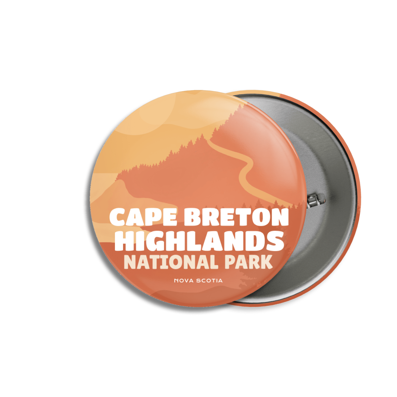 Cape Breton Highlands National Park of Canada Pinback Button, Canada Parks