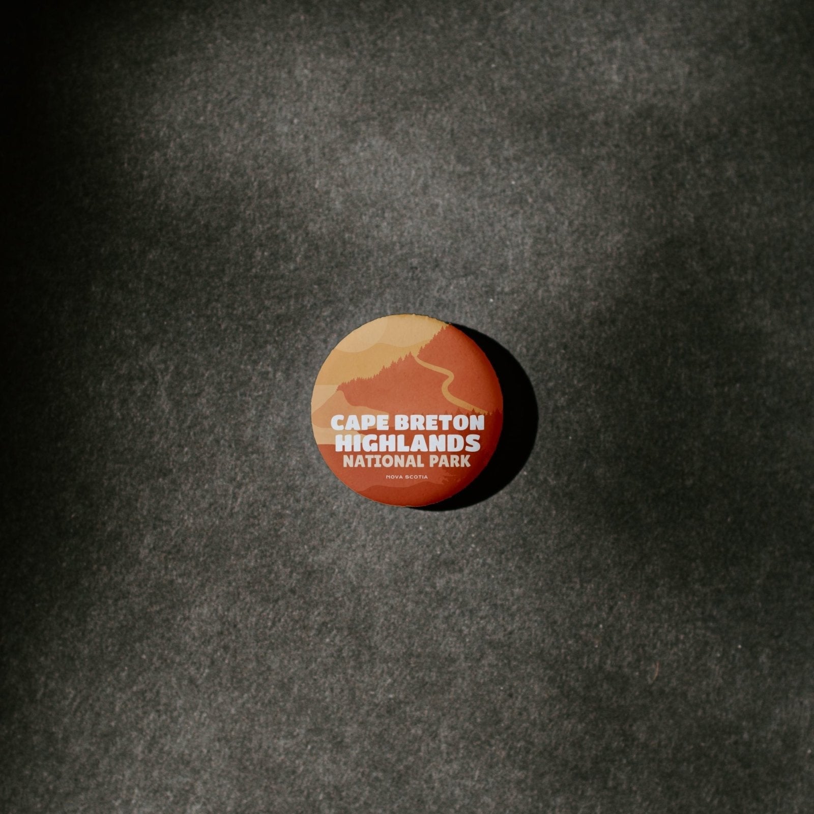 Cape Breton Highlands National Park of Canada Pinback Button, Canada Parks