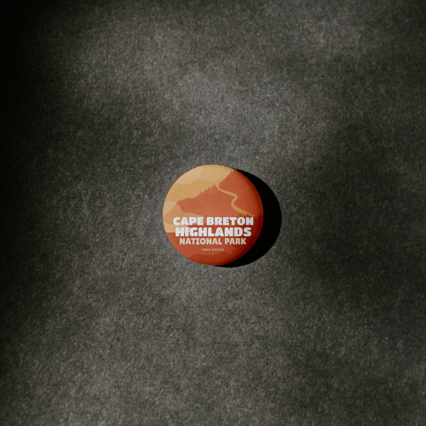 Cape Breton Highlands National Park of Canada Pinback Button, Canada Parks