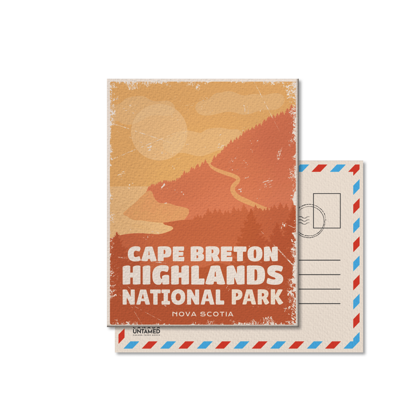 Cape Breton Highlands National Park of Canada Postcard, Canada Parks