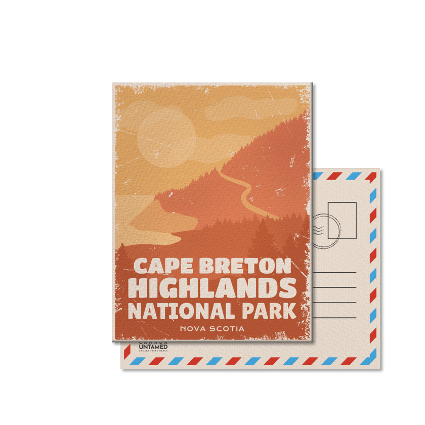 Cape Breton Highlands National Park of Canada Postcard, Canada Parks