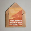 Cape Breton Highlands National Park of Canada Postcard, Canada Parks