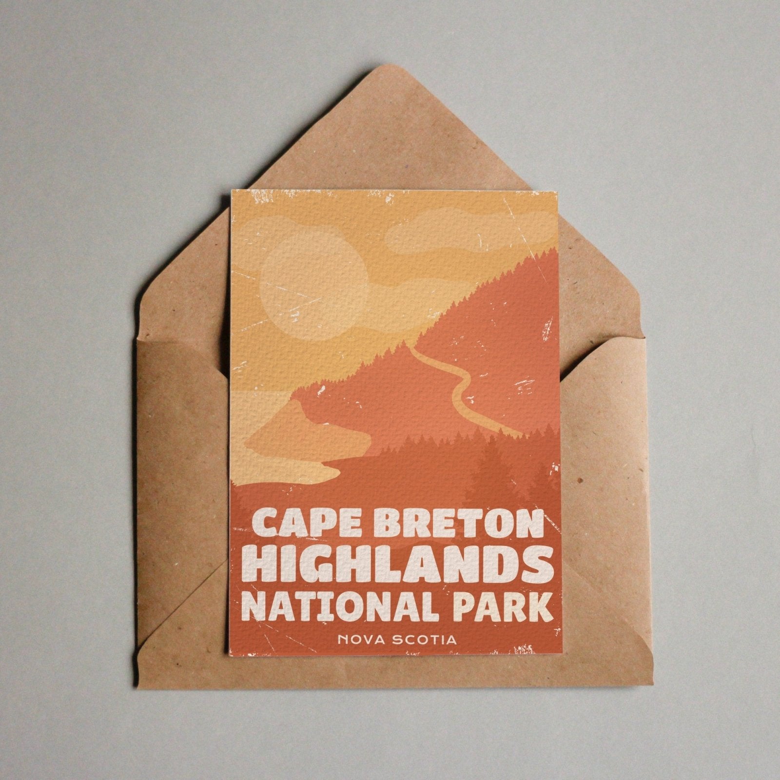 Cape Breton Highlands National Park of Canada Postcard, Canada Parks
