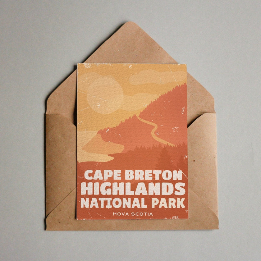 Cape Breton Highlands National Park of Canada Postcard, Canada Parks