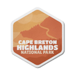 Cape Breton Highlands National Park of Canada Waterproof Vinyl Sticker, Canada Parks