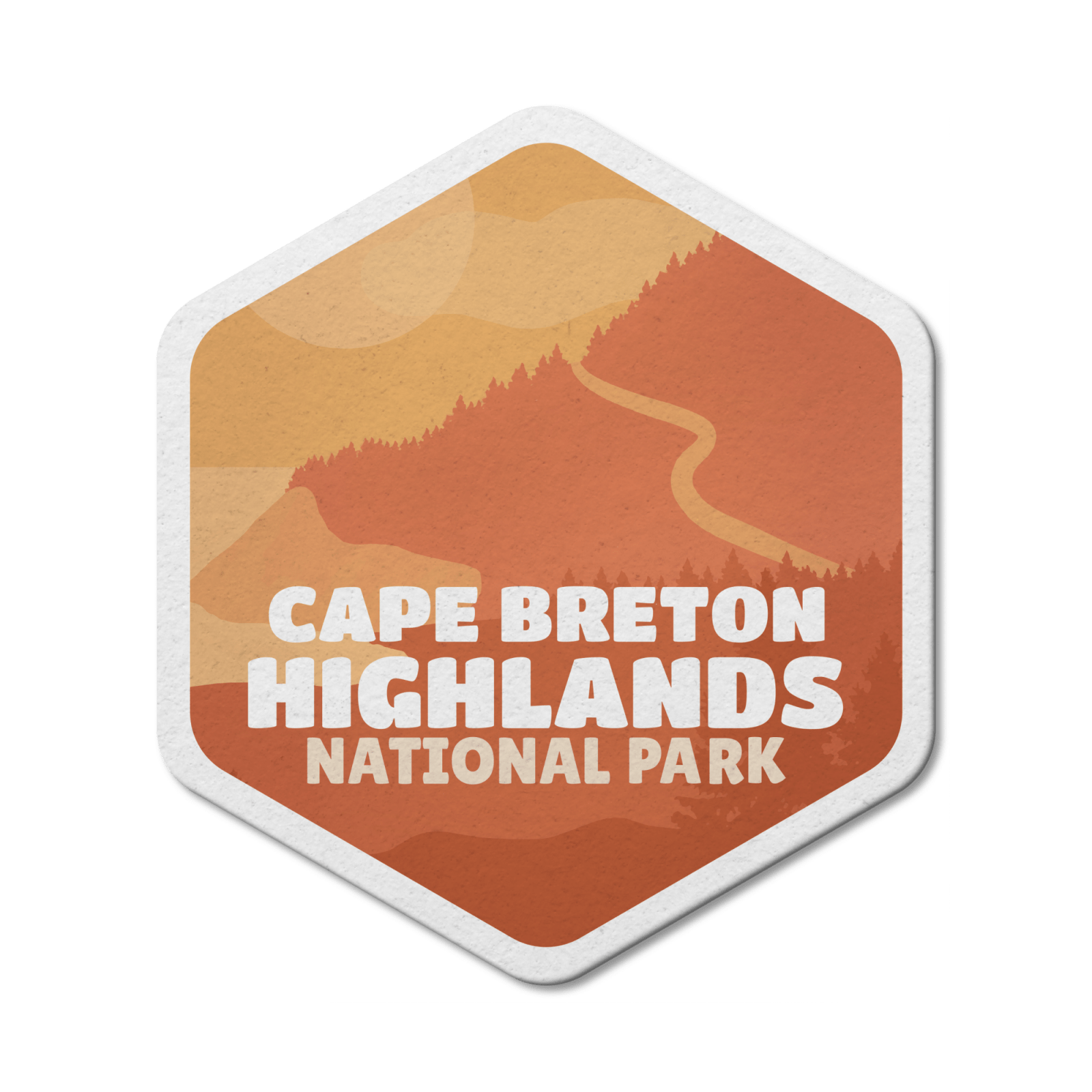 Cape Breton Highlands National Park of Canada Waterproof Vinyl Sticker, Canada Parks