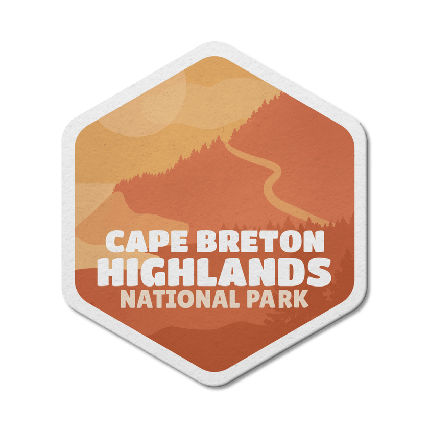 Cape Breton Highlands National Park of Canada Waterproof Vinyl Sticker, Canada Parks