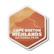 Cape Breton Highlands National Park of Canada Waterproof Vinyl Sticker, Canada Parks