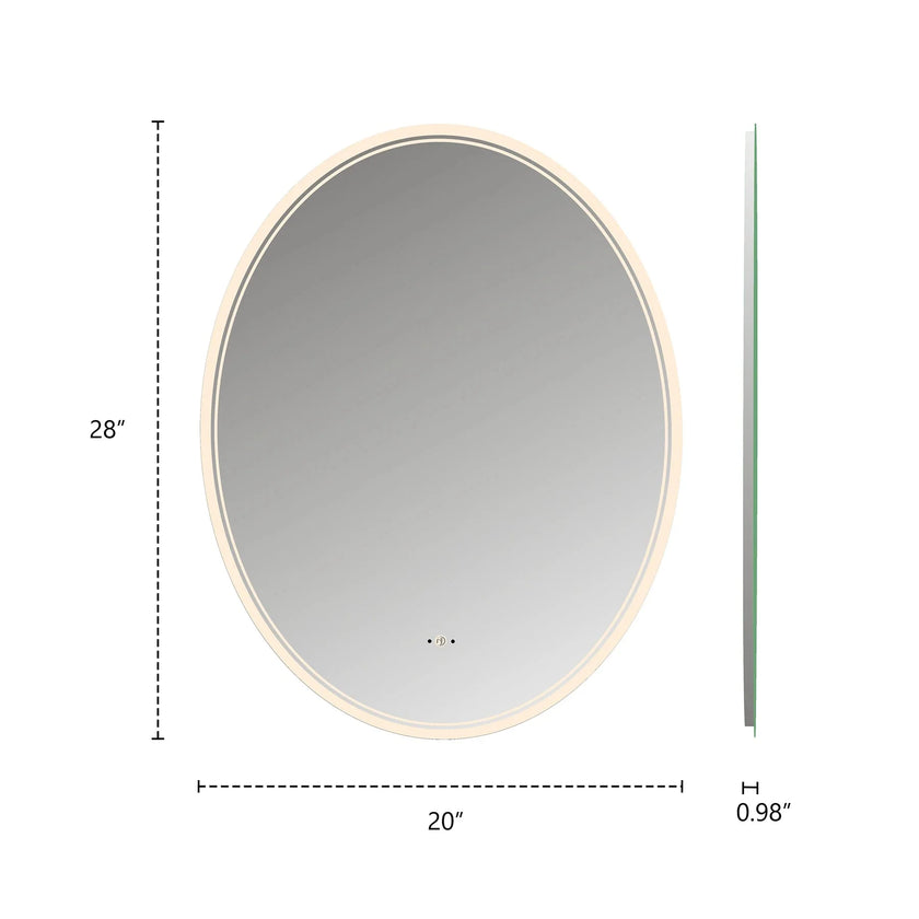 Capsule LED Mirror — Frameless, Seamless Light, CRI 90+