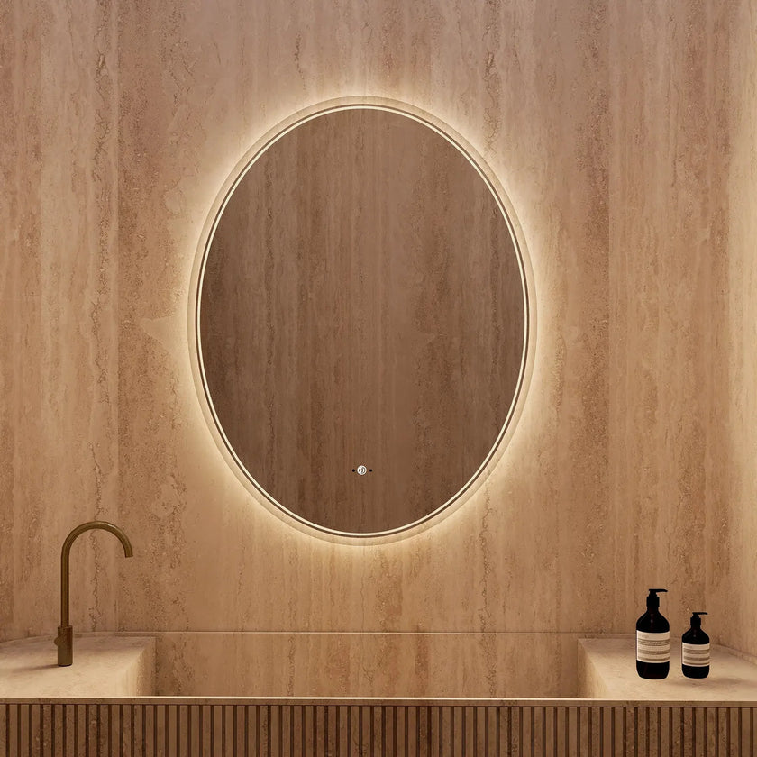 Capsule LED Mirror — Frameless, Seamless Light, CRI 90+