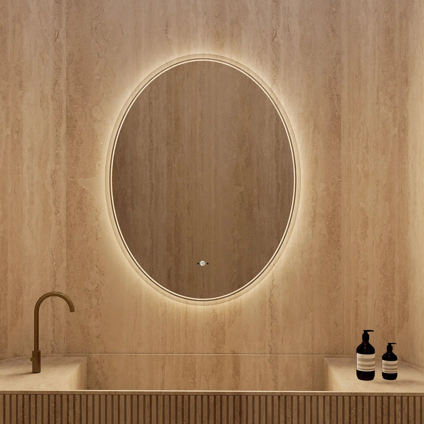 Capsule LED Mirror — Frameless, Seamless Light, CRI 90+