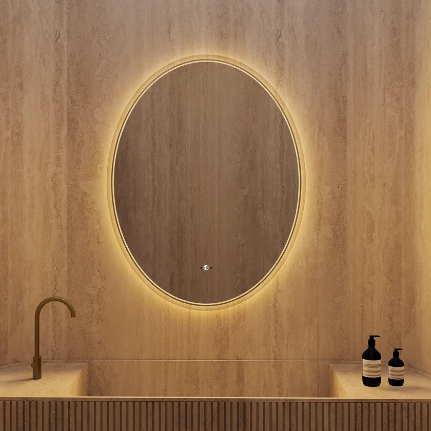Capsule LED Mirror — Frameless, Seamless Light, CRI 90+
