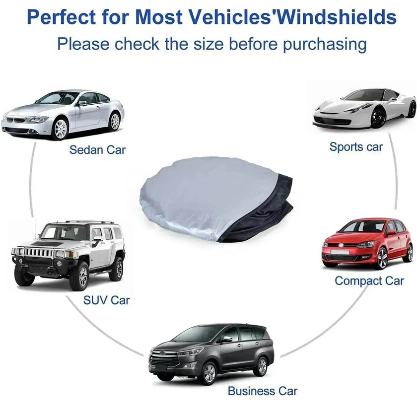 Car Sun Block Sunscreen Heat Insulation Silver Tape Sun Block