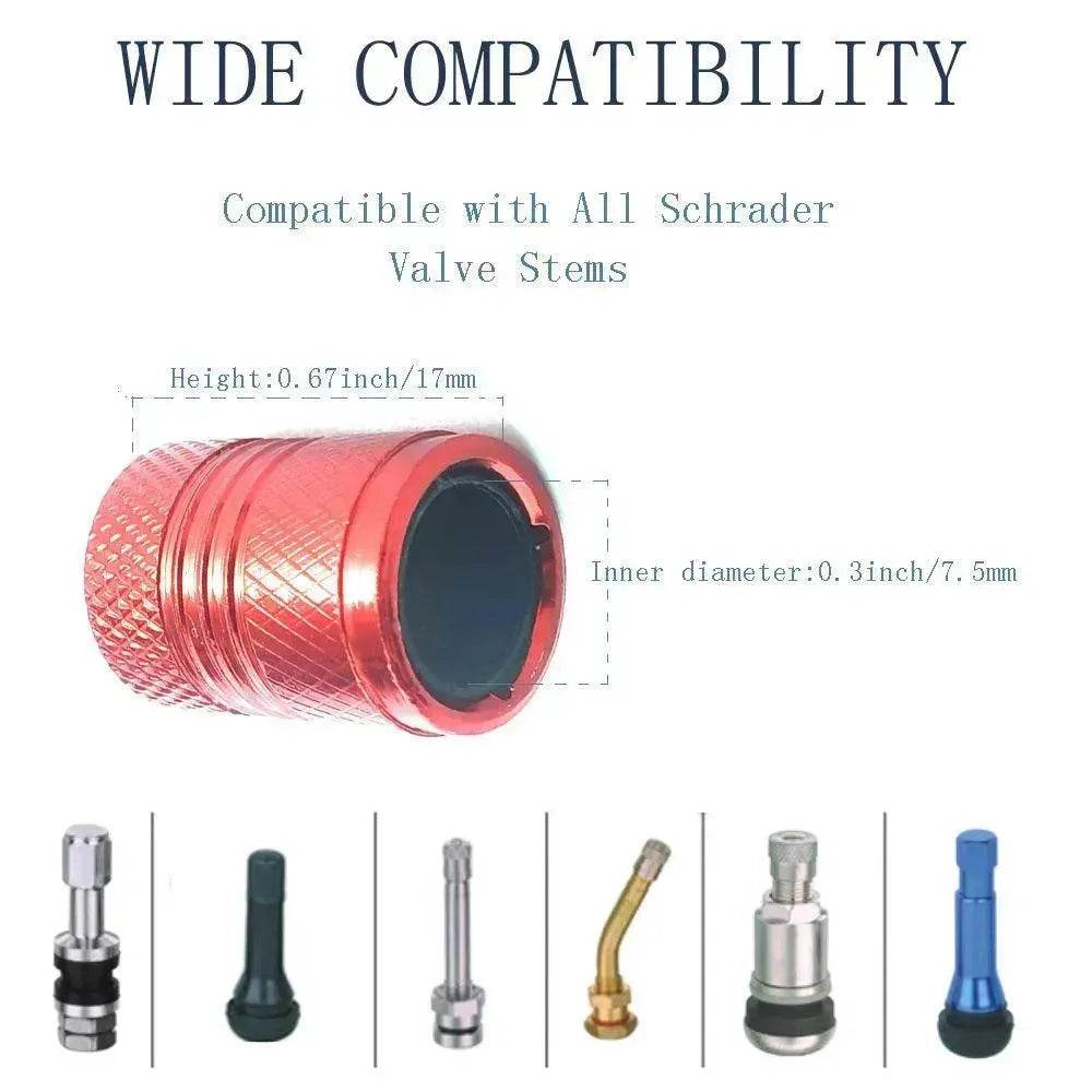 Car Tire Aluminum Car Dust Protection Cap Valve Cover