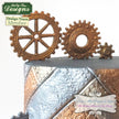 Distressed Cogs Silicone Mould