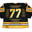RAYMOND BOURQUE CAREER JERSEY #1 OF 177 - AUTOGRAPHED - BOSTON BRUINS PREMIUM NUMBER COLLECTIBLE (SIZE L OR XL)