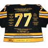 RAYMOND BOURQUE CAREER JERSEY #1 OF 177 - AUTOGRAPHED - BOSTON BRUINS PREMIUM NUMBER COLLECTIBLE (SIZE L OR XL)