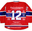 YVAN COURNOYER CAREER JERSEY #199 OF 199 - AUTOGRAPHED - MONTREAL CANADIENS (SIZE L OR XL) – LIMITED EDITION PREMIUM NUMBER HOCKEY COLLECTIBLE – SIGNED MEMORABILIA WITH COA