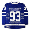 DOUG GILMOUR CAREER JERSEY #193 OF 193 (SIZE L OR XL) – AUTOGRAPHED LIMITED EDITION NHL TORONTO MAPLE LEAFS COLLECTIBLE