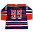 WAYNE GRETZKY CAREER JERSEYS PAIR MATCHING LTD ED 84 OF 99 - CUP YEAR - UPPER DECK COA - SIGNED (SIZE L OR XL)