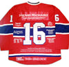 HENRI RICHARD CAREER JERSEY #1 OF 199 - AUTOGRAPHED MONTREAL CANADIENS MEMORABILIA (SIZE L OR XL) – LIMITED EDITION HOCKEY COLLECTIBLE
