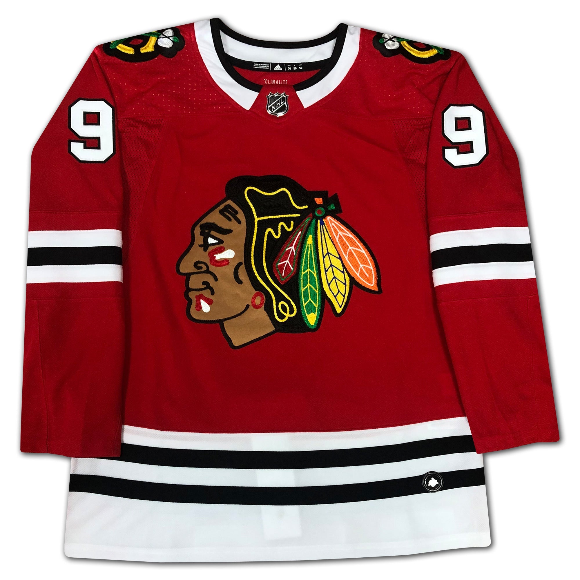 BOBBY HULL CHICAGO BLACKHAWKS CAREER JERSEY – GOLDEN JET RED EDITION – AUTOGRAPHED COLLECTIBLE – LIMITED EDITION /9 – OFFICIAL NHL HOCKEY MEMORABILIA (SIZE L OR XL)