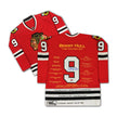 BOBBY HULL CHICAGO BLACKHAWKS CAREER JERSEY – AUTOGRAPHED COLLECTIBLE – LIMITED EDITION /399 – OFFICIAL NHL HOCKEY MEMORABILIA (SIZE L OR XL)