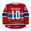 GUY LAFLEUR MONTREAL CANADIENS CAREER JERSEY – AUTOGRAPHED NHL MEMORABILIA – LIMITED EDITION /299 – HALL OF FAME COLLECTIBLE (SIZE L OR XL)