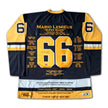 MARIO LEMIEUX PITTSBURGH PENGUINS CAREER JERSEY – AUTOGRAPHED NHL MEMORABILIA – LIMITED EDITION /166 – LEGENDARY COLLECTIBLE (SIZE L OR XL)