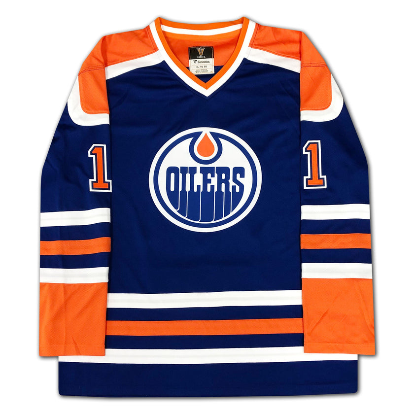 MARK MESSIER CAREER JERSEY ELITE EDITION OF 11 – AUTOGRAPHED EDMONTON OILERS COLLECTIBLE – LIMITED EDITION (SIZE L OR XL)