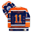 MARK MESSIER CAREER JERSEY ELITE EDITION OF 11 – AUTOGRAPHED EDMONTON OILERS COLLECTIBLE – LIMITED EDITION (SIZE L OR XL)