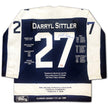 DARRYL SITTLER TORONTO MAPLE LEAFS CAREER JERSEY – AUTOGRAPHED COLLECTIBLE – LIMITED EDITION /199 – OFFICIAL NHL HOCKEY MEMORABILIA (SIZE L OR XL)