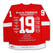 STEVE YZERMAN AUTOGRAPHED CAREER JERSEY – LTD ED 199 – DETROIT RED WINGS CAPTAIN – NHL COLLECTIBLE (SIZE L OR XL)