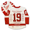 STEVE YZERMAN WHITE ELITE EDITION CAREER JERSEY – LTD ED 19 – AUTOGRAPHED DETROIT RED WINGS COLLECTIBLE (SIZE L OR XL)
