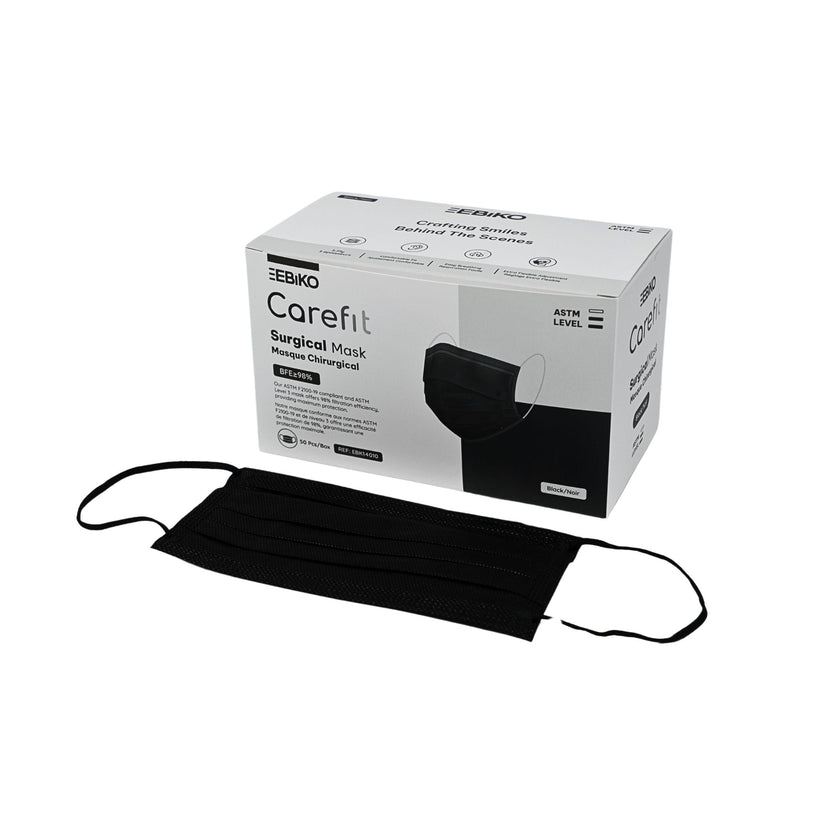CareFit ASTM Surgical Ear Loop Masks - 50/Box