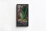 Carlos Schwabe Green Angel Giclee Print: Symbolist Fine Art, Framed Option