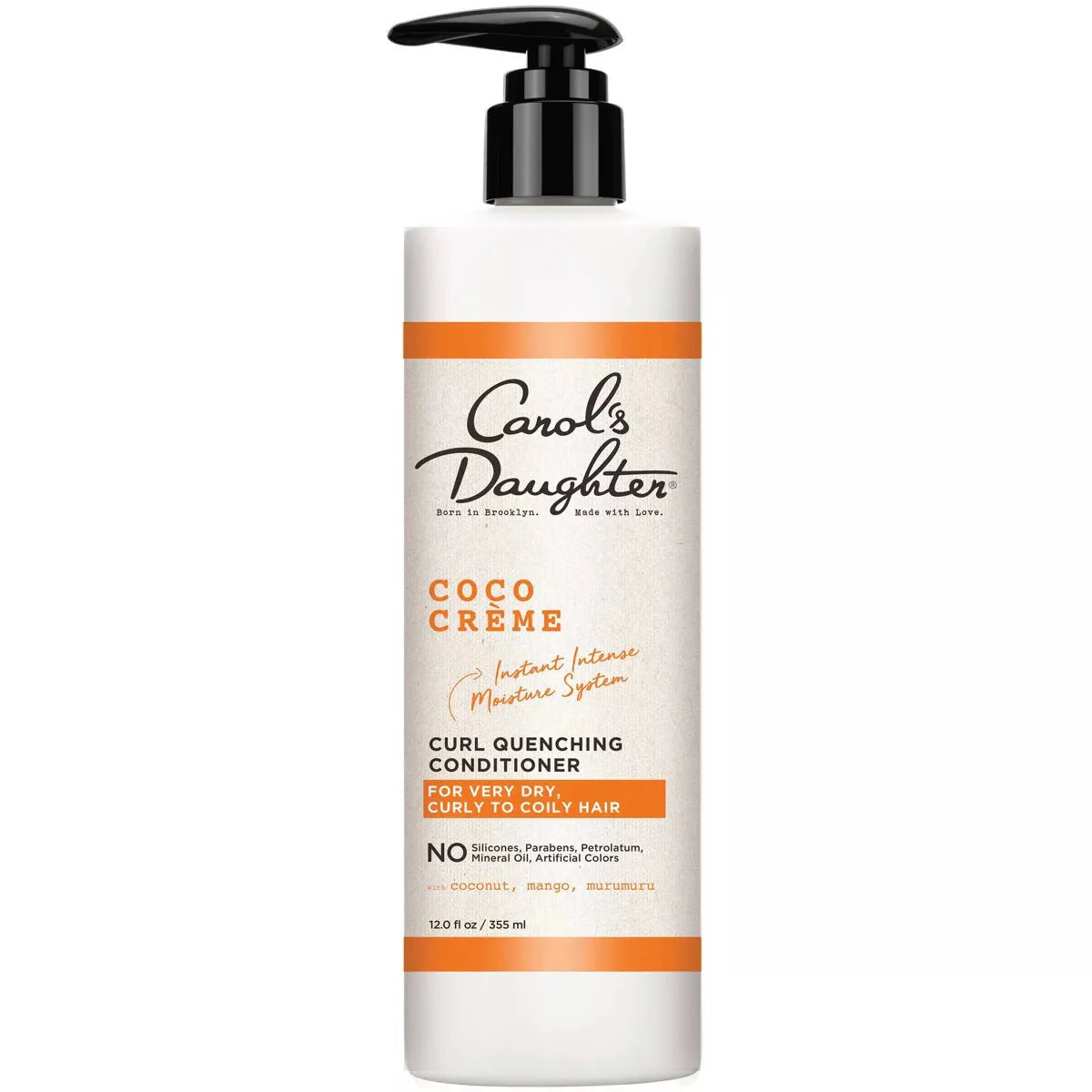 CAROL'S DAUGHTER Coco Creme Curl Quenching Conditioner with Coconut Oil for Very Dry Hair 12 oz