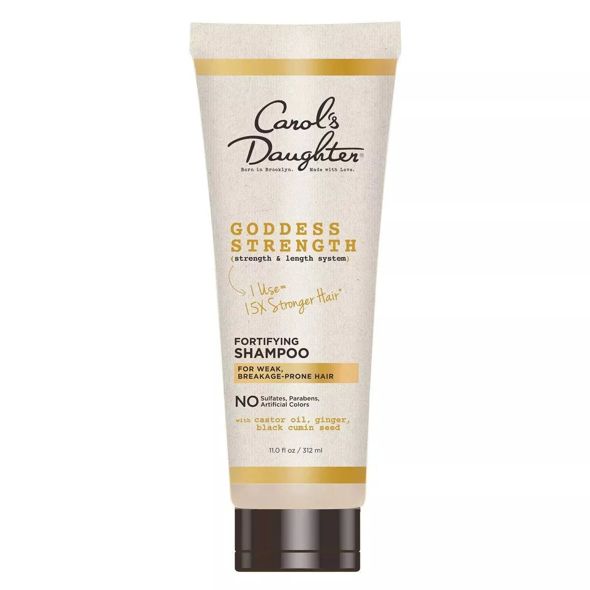 CAROL'S DAUGHTER Goddess Strength Fortifying Shampoo With Castor Oil 11OZ