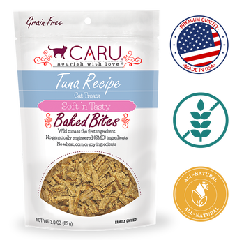 Caru - Soft & Tasty Bites Cat Treats - 3 Oz