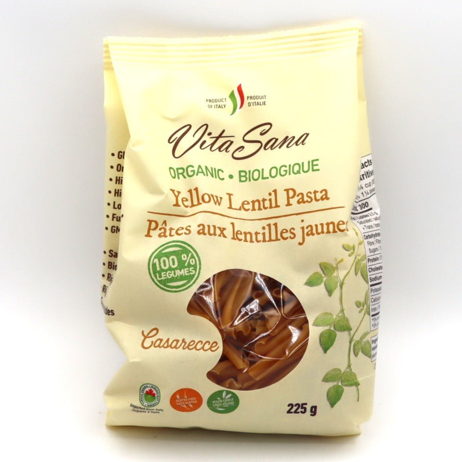 Casarecce - Yellow Lentil Pasta - Organic