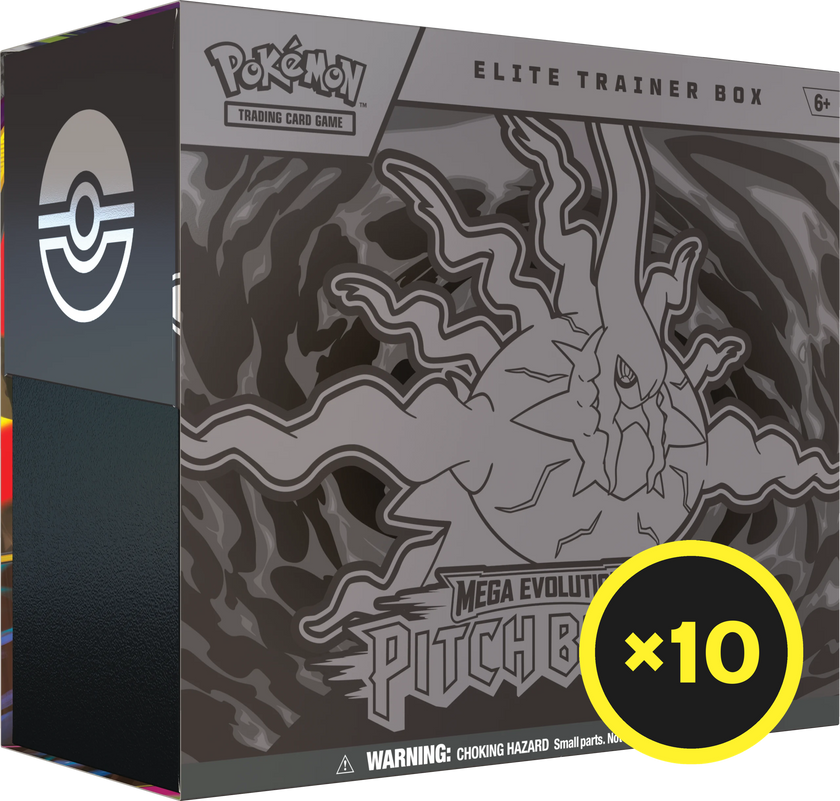 Pokémon TCG - Mega Evolution - Pitch Black - Elite Trainer Box + Lockbox Acrylic Case
