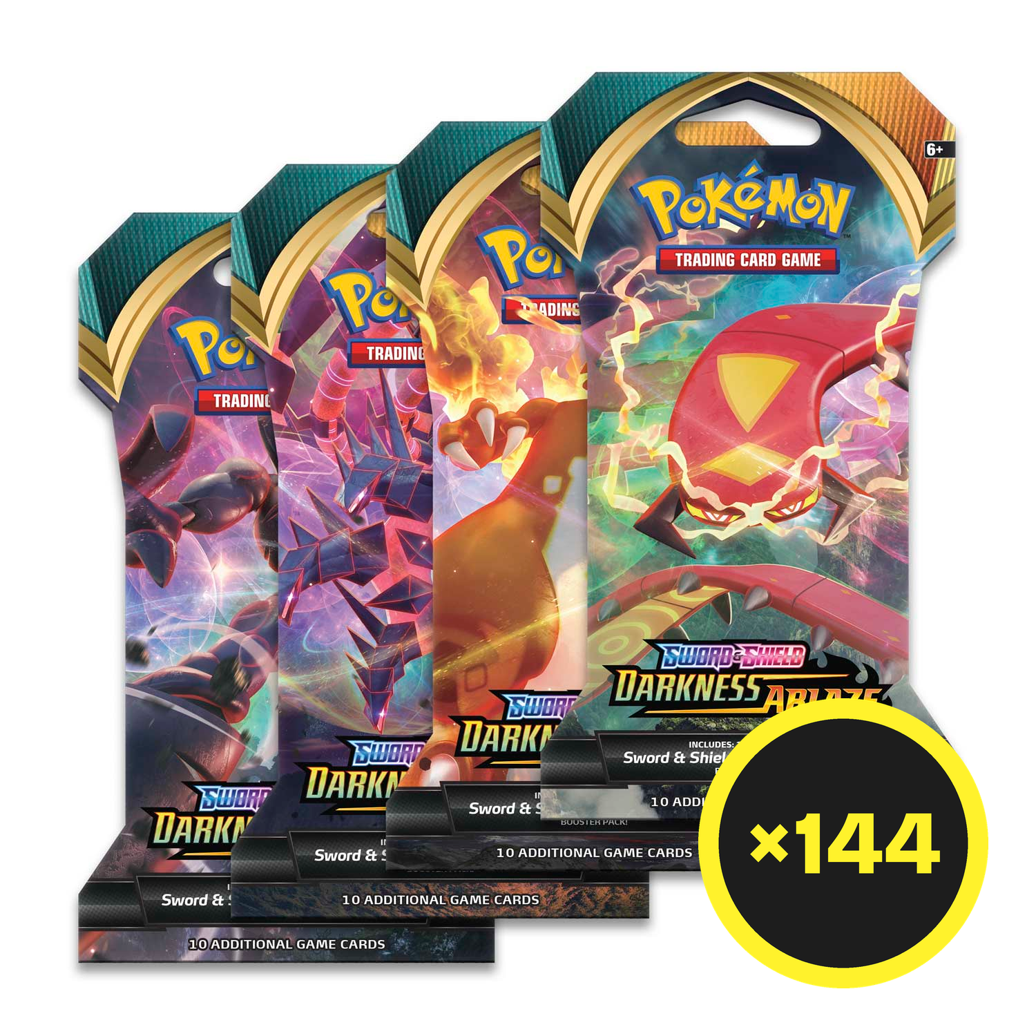 Pokémon TCG - Sword & Shield - Darkness Ablaze - Sleeved Booster Pack