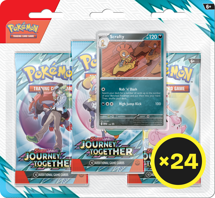 Pokémon TCG - Scarlet & Violet - Journey Together - 3 Packs Blister