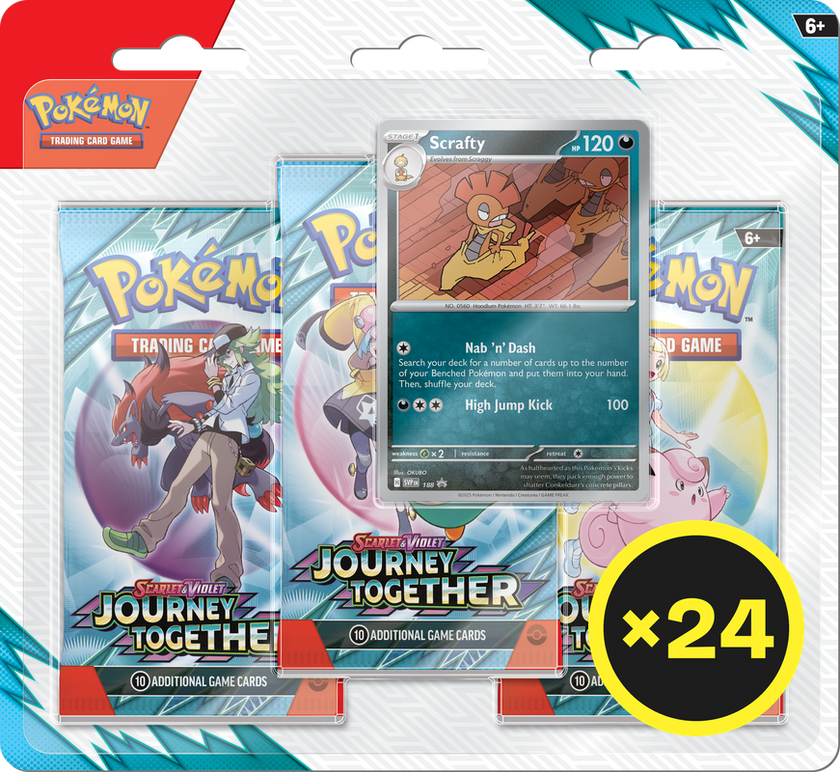 Pokémon TCG - Scarlet & Violet - Journey Together - 3 Packs Blister