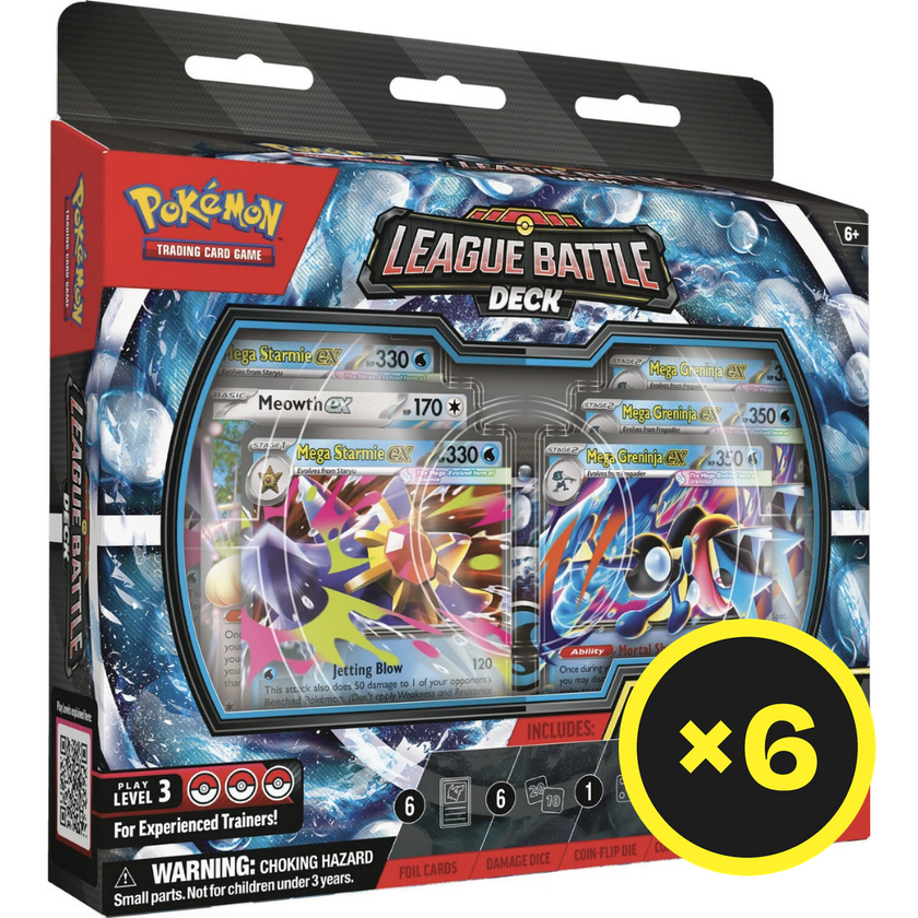 [PREORDER] Pokémon TCG - Mega Evolution - Mega Greninja ex League Battle Deck - 2026-12-11