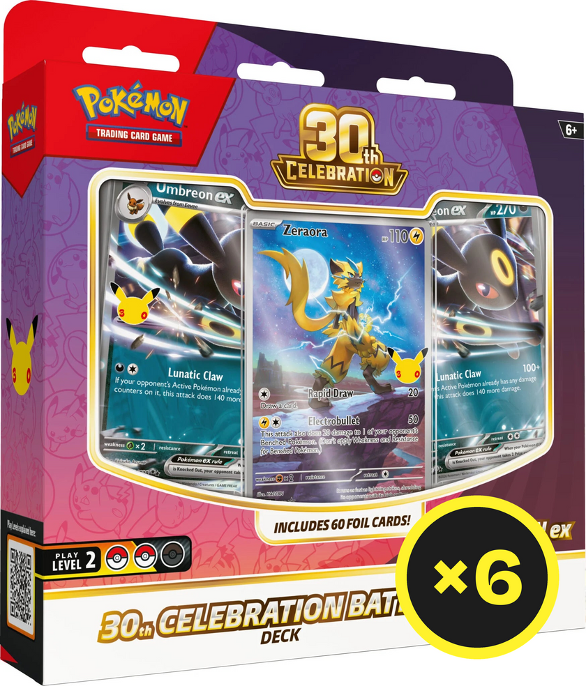 [PREORDER] Pokémon TCG - Mega Evolution - 30th Celebration - Umbreon ex Battle Deck - 2026-10-30