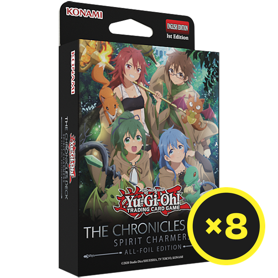Yugioh TCG - The Chronicles Deck: Spirit Charmers (All-Foil Edition)