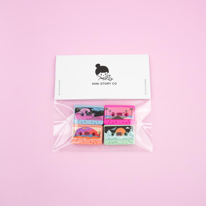 Cassette Tape Magnet Set